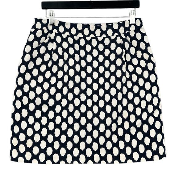 LOFT Dresses & Skirts - Ann Taylor LOFT Polka Dot A-Line Black White Pockets Womens Lined Skirt Size 6